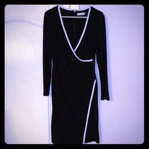 Calvin Klein Black and White Dress